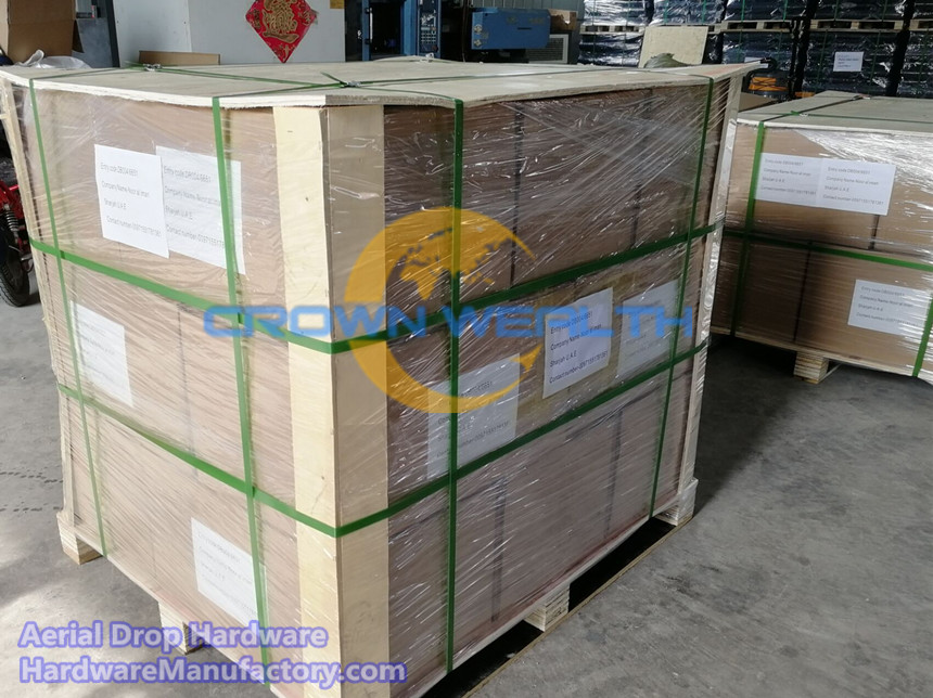 Cable cleat order delivery, Aerial drop hardware factory